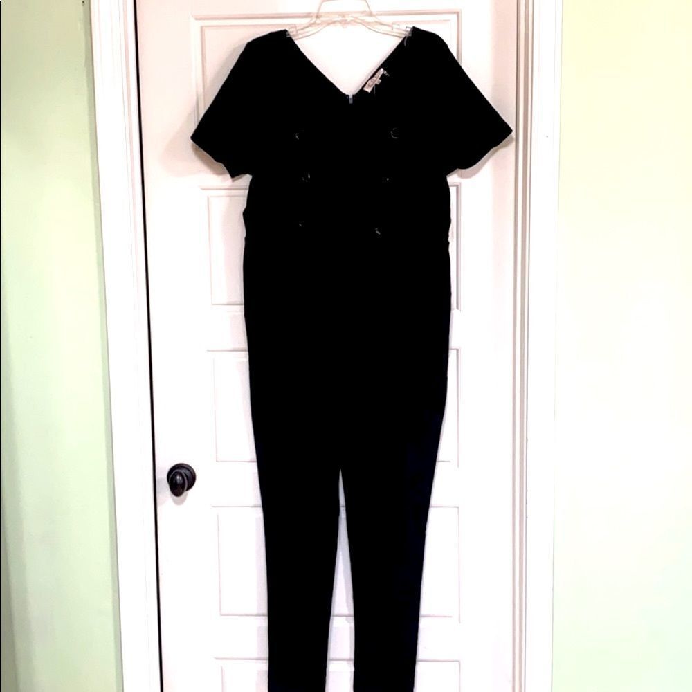 C.O.C. Black Jumpsuit Size 3X